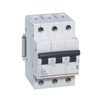 Legrand - Disjoncteur tripolaire RX3 3P B 16A 6000A