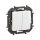 Legrand - Double interrupteur d'escalier sans cadre n° 6+6 NILOE blanc