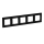 Legrand - Enjoliveur 5 postes NILOE STEP noir