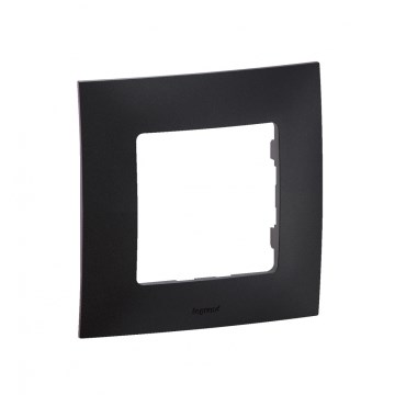 Legrand - Enjoliveur simple NILOE noir