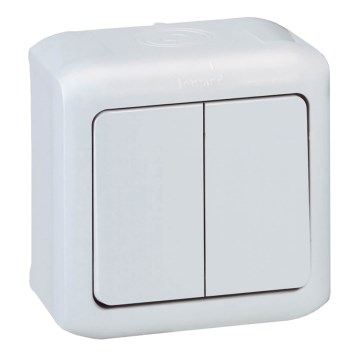 Legrand - Interrupteur mural 5 postes FORIX IP44 blanc
