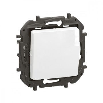 Legrand - Interrupteur unipolaire n° 1/0 sans cadre NILOE blanc
