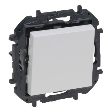 Legrand - Interrupteur unipolaire n° 1/0 sans cadre NILOE STEP blanc