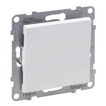 Legrand - Interrupteur unipolaire n° 1 sans cadre SUNO blanc