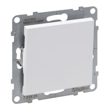 Legrand - Interrupteur unipolaire sans cadre, 1 module, SUNO, blanc