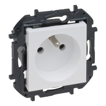 Legrand - Prise domestique sans cadre NILOE STEP 250V blanche