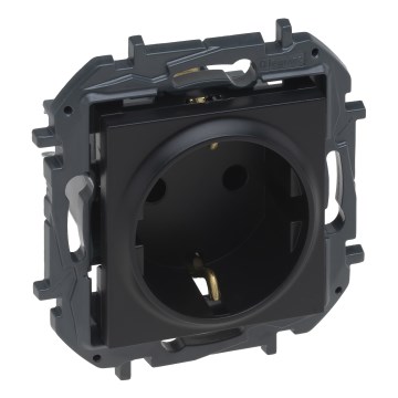 Legrand - Prise domestique SCHUKO 250V/16A NILOE STEP noire