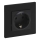 Legrand - Prise encastrée SCHUKO avec cadre NILOE STEP 250 V/16 A, noire