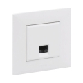 Legrand - Prise Ethernet RJ45 avec cadre NILOE STEP blanche