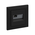 Legrand - Prise Ethernet RJ45 avec cadre SUNO noire