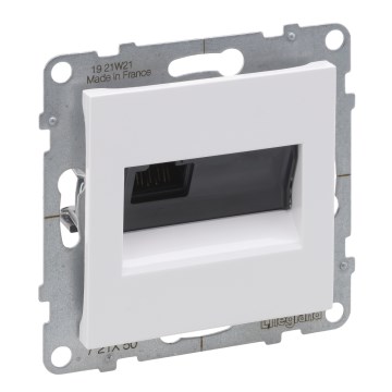 Legrand - Prise Ethernet RJ45 SUNO sans cadre, blanche