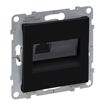 Legrand - Prise Ethernet RJ45 SUNO sans cadre, noire