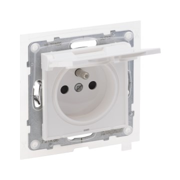 Legrand - Prise extérieure domestique sans cadre NILOE STEP 250V IP44 blanche