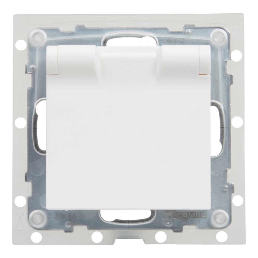 Legrand - Prise extérieure domestique sans enjoliveur SUNO 250V IP44 blanche