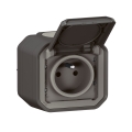 Legrand - Prise extérieure PLEXO 250V IP55 anthracite