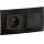 Legrand - Prise murale 250 V/16 A et interrupteur double n°5 avec cadre NILOE noir