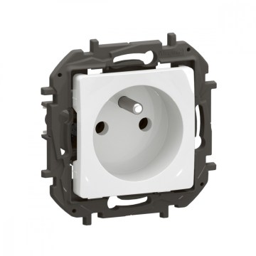 Legrand - Prise murale sans enjoliveur 250V/16A NILOE blanche