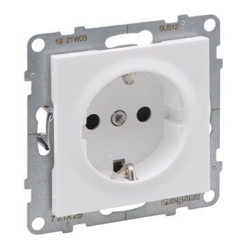 Legrand - Prise murale SCHUKO 250V/16A SUNO blanche
