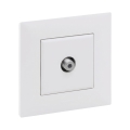 Legrand - Prise TV avec cadre NILOE STEP blanche