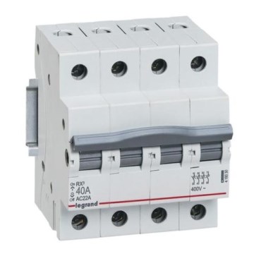 Legrand - sectionneur modulaire RX3 40 A 4 pôles