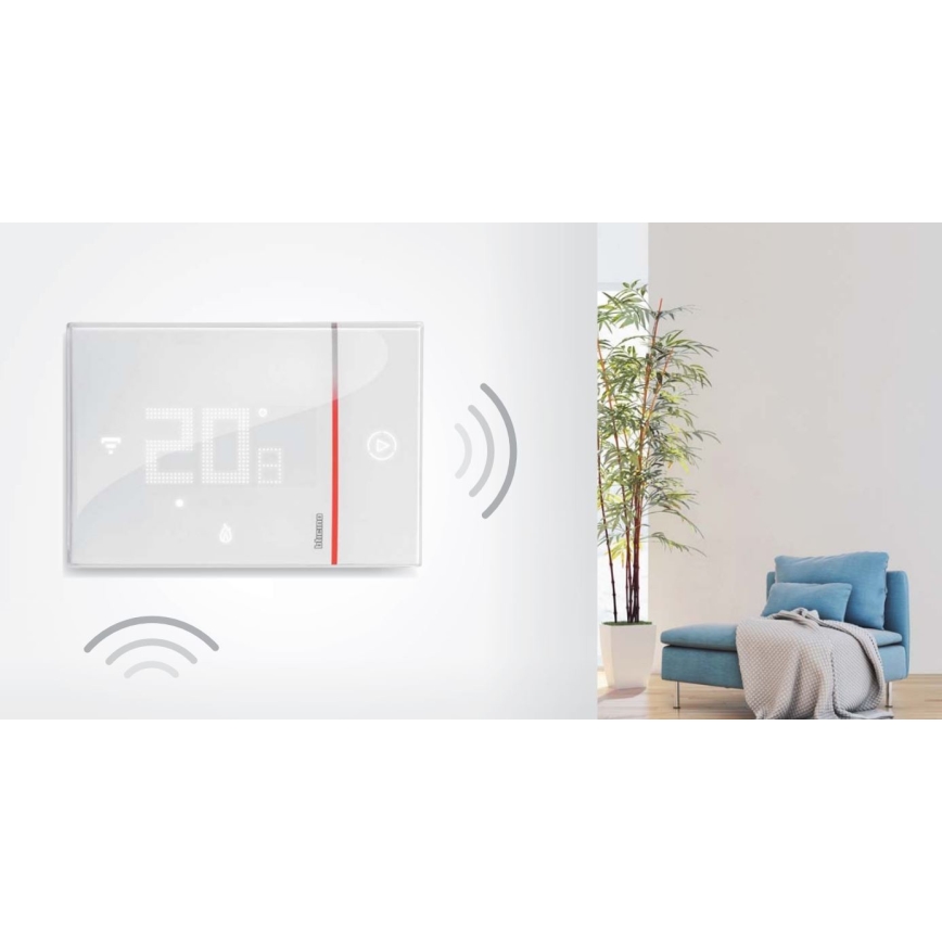 Legrand XW8002W - Thermostat connecté SMARTHER 230V Wi-Fi blanc