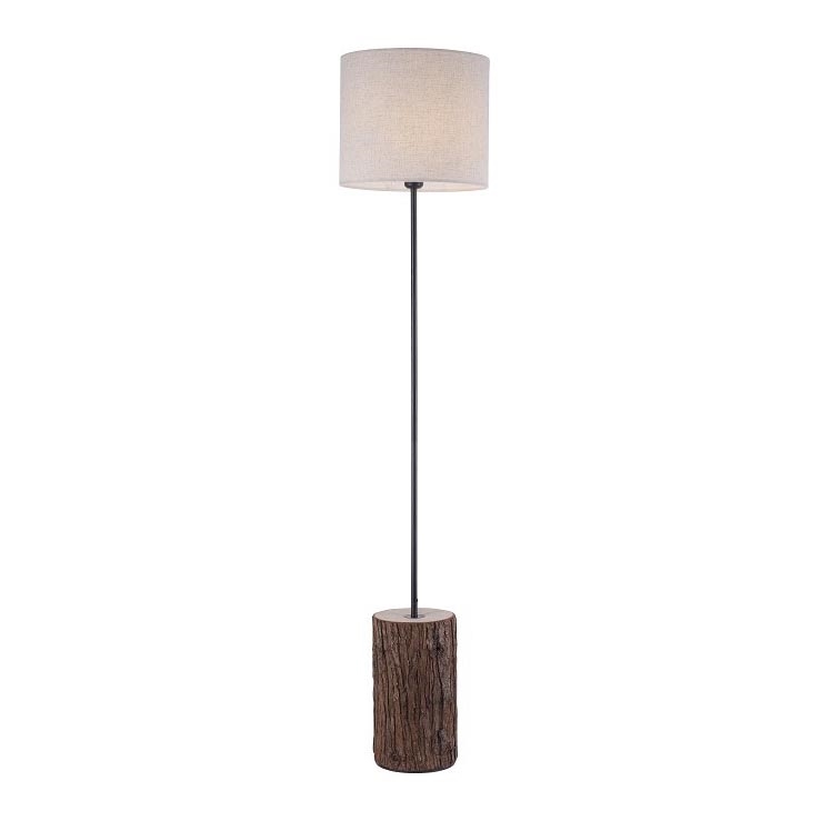 Leuchten Direkt 11234-79 - Lampadaire BARK 1xE27/40W/230V bois