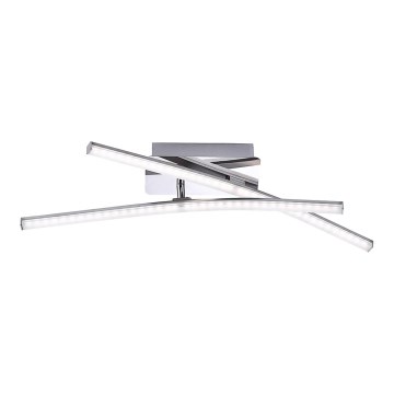 Leuchten Direkt 11270-55 - Lustre monté en surface SIMON 2xLED/5W/230V mat chrome