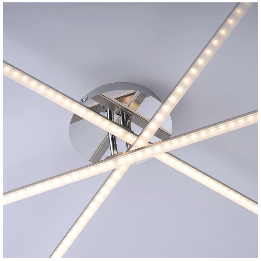 Leuchten Direkt 11274-55 - Lustre monté en surface SIMON 3xLED/8W/230V mat chrome