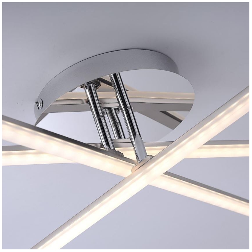 Leuchten Direkt 11274-55 - Lustre monté en surface SIMON 3xLED/8W/230V mat chrome