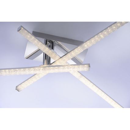 Leuchten Direkt 11293-17 - Lustre monté en surface SIMON 3xLED/5W/230V chrome brillant