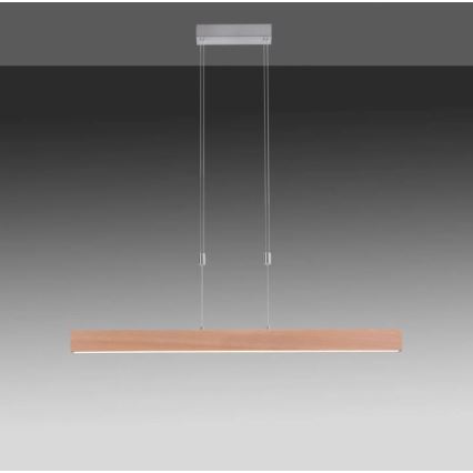 Leuchten Direkt 11420-78 - suspension LED sur câble AMANDA LED/30W/230V 2700-5000K 110 cm marron