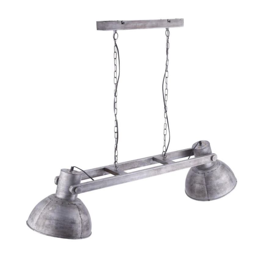 Leuchten Direkt 11483-77 - Suspension filaire SAMIA 2xE27/25W/230V