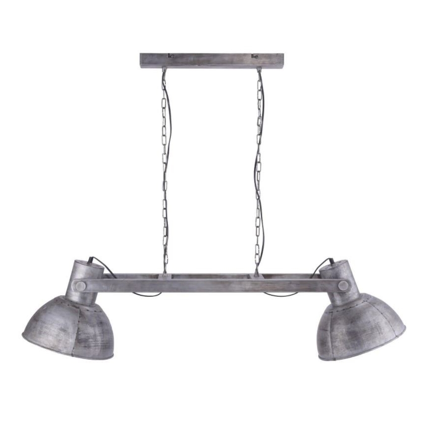 Leuchten Direkt 11483-77 - Suspension filaire SAMIA 2xE27/25W/230V