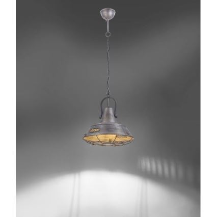 Leuchten Direkt 11496-77 - Suspension filaire SAMIA 1xE27/25W/230V