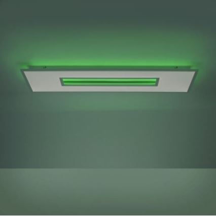 Leuchten Direkt 11646-16 - Plafonnier LED RGB dimmable RECESS LED/41W/230V + LED/7,5W + télécommande