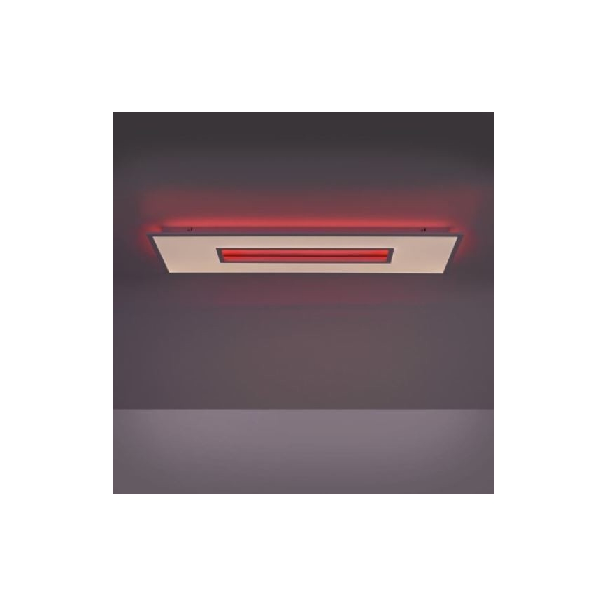 Leuchten Direkt 11646-16 - Plafonnier LED RGB dimmable RECESS LED/41W/230V + LED/7,5W + télécommande