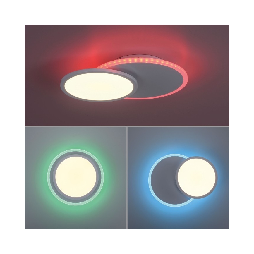 Leuchten Direkt 11662-16 - Plafonnier à intensité variable LED RGB ARENDA LED/21W/230V + télécommande
