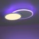 Leuchten Direkt 11662-16 - Plafonnier à intensité variable LED RGB ARENDA LED/21W/230V + télécommande