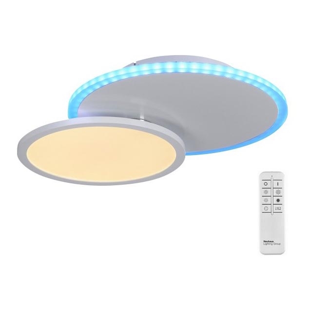 Leuchten Direkt 11662-16 - Plafonnier à intensité variable LED RGB ARENDA LED/21W/230V + télécommande