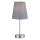Leuchten Direkt 11680-15 - Lampe de table HEINRICH 1xE14/40W/230V gris