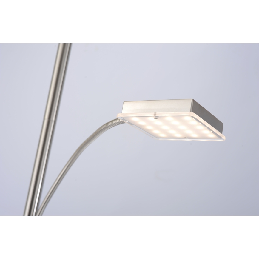 Leuchten Direkt 11710-55 - Lampadaire à intensité variable LED HANS LED/22W/230V + LED/4W