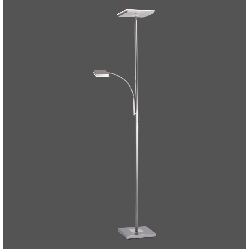 Leuchten Direkt 11710-55 - Lampadaire à intensité variable LED HANS LED/22W/230V + LED/4W