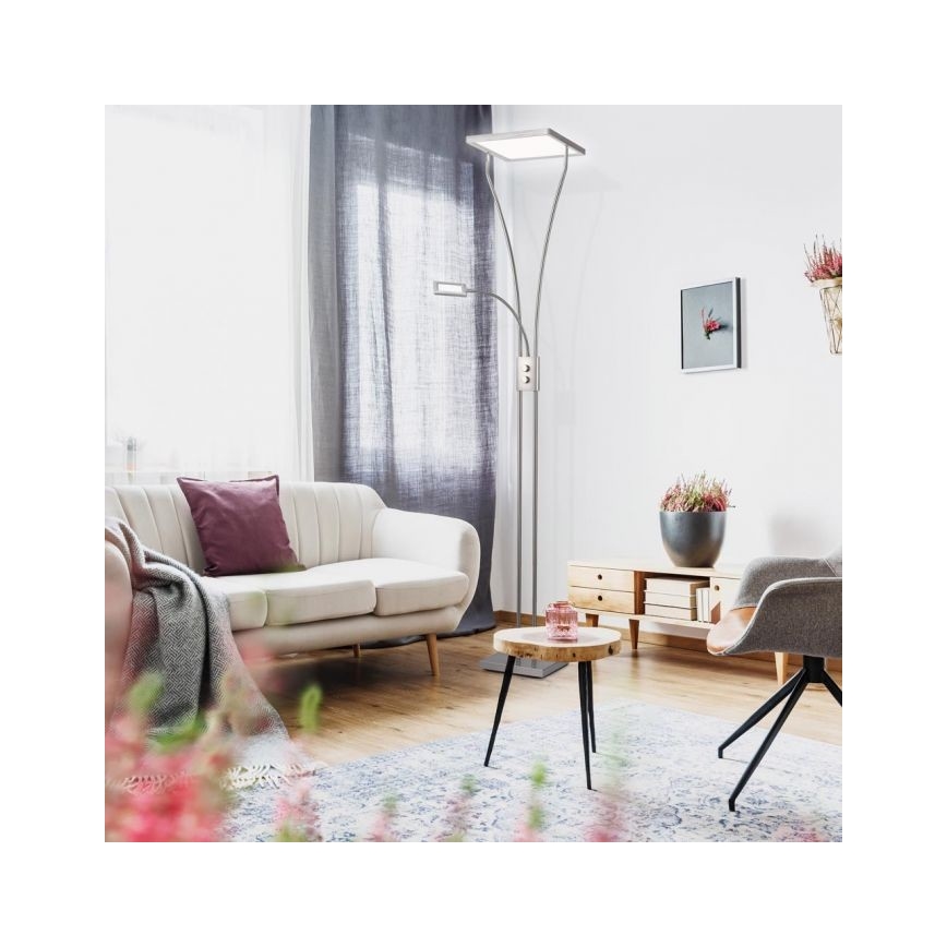 Leuchten Direkt 11722-55 - Lampe LED dimmable MARIAN LED/33,5W/230V + LED/3,6W