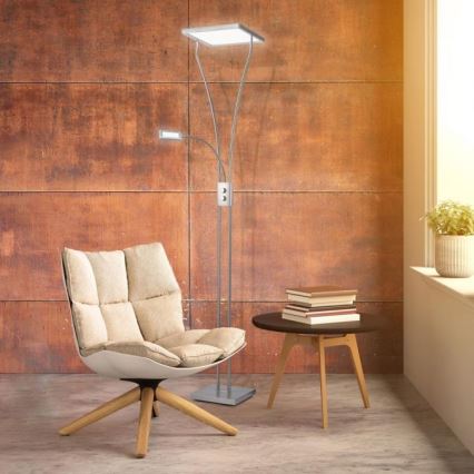 Leuchten Direkt 11722-55 - Lampe LED dimmable MARIAN LED/33,5W/230V + LED/3,6W