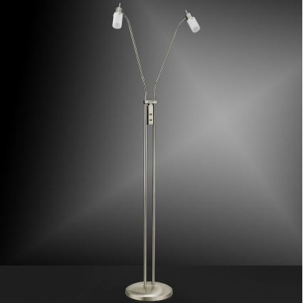 Leuchten Direkt 11937-55 - Lampadaire MAX LED 2xGU10/4W/230V