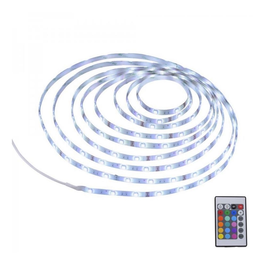 Leuchten Direkt 1210-70-BH- Ruban à intensité variable LED RGB TEANIA 3m 16,2W/12/230V + Télécommande