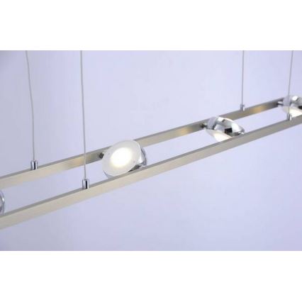 Leuchten Direkt 12470-55 - Suspension filaire LED RVB à intensité variable OPTI 8xLED/3W/230V + télécommande