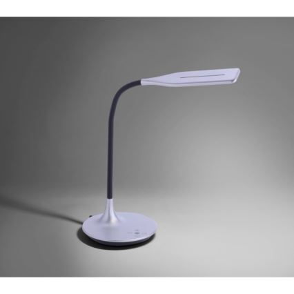 Leuchten Direkt 13061-21 - Lampe de table à intensité variable RAFAEL LED/5W/230V 2700-6000K silver