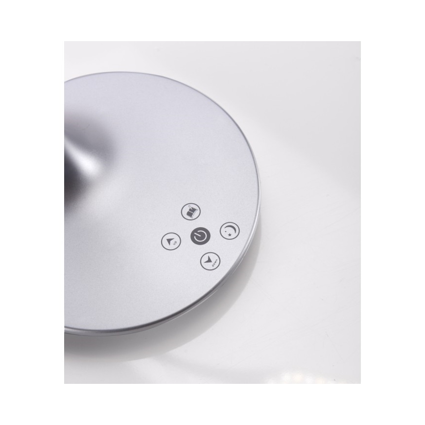 Leuchten Direkt 13061-21 - Lampe de table à intensité variable RAFAEL LED/5W/230V 2700-6000K silver