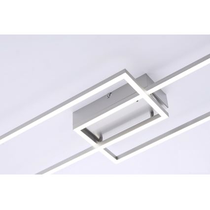 Leuchten Direkt 14019-55 - Plafonnier LED à intensité variable IVEN 2xLED/20W/230V + télécommande